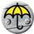 pictogram regenwaterdicht paraplu 50